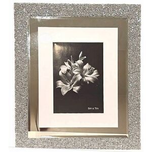 At Home Crushed Diamond  Mirrored Photo Frame